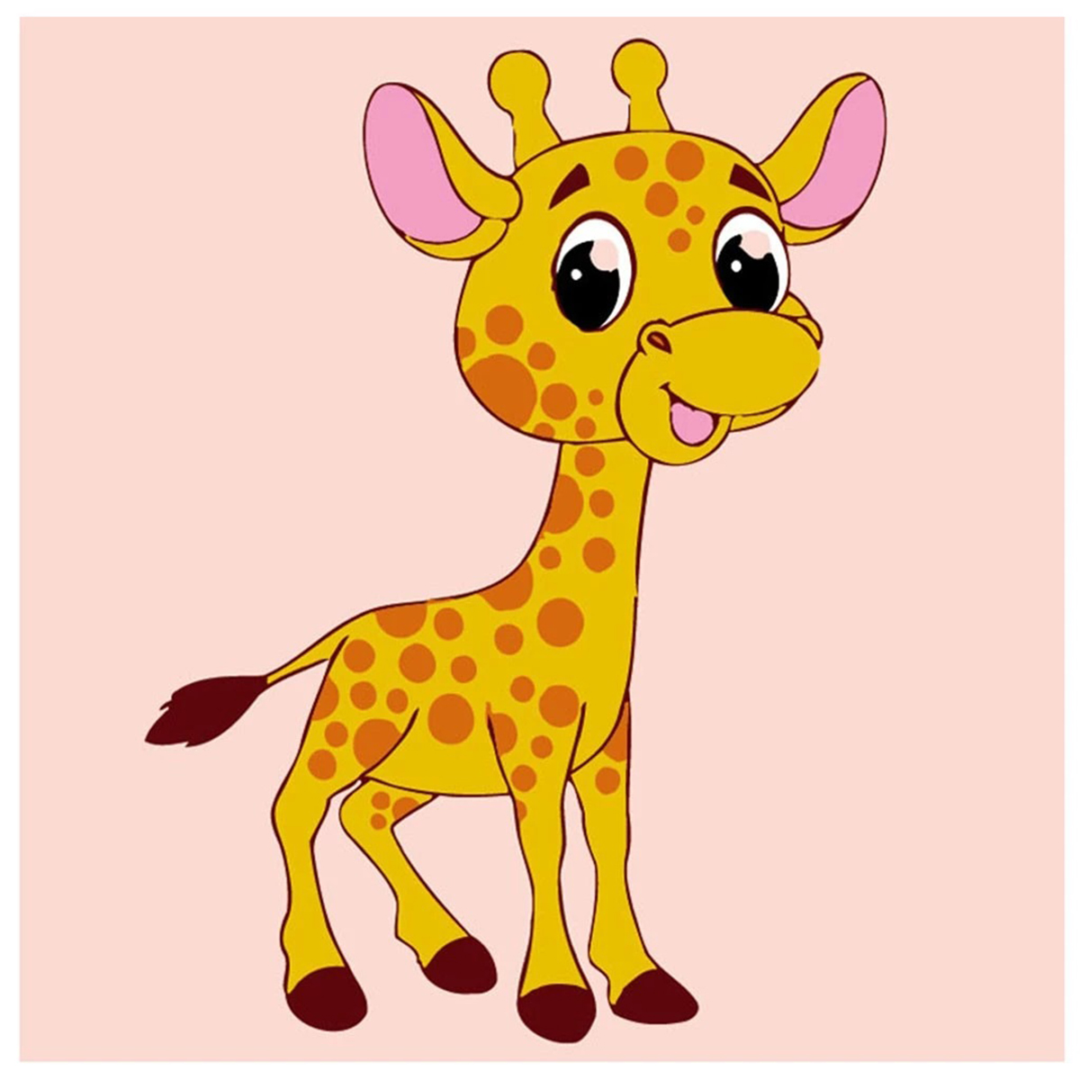 Жираф из мультика